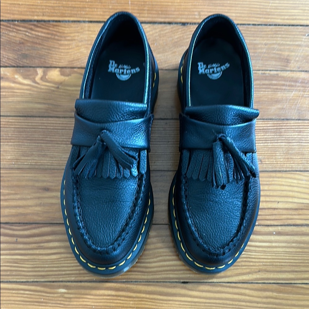 Dr. Martens Black Leather Loafers